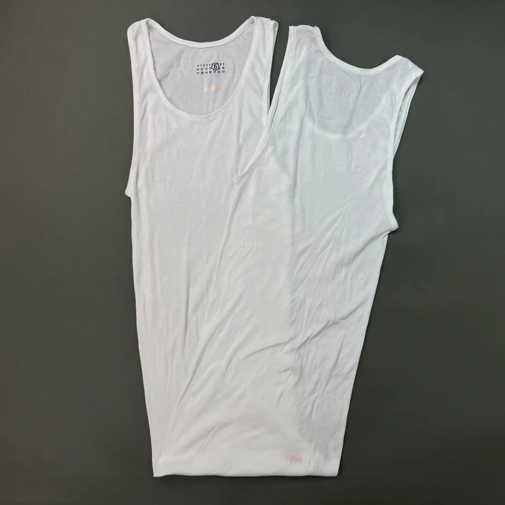 AUTHENTIC Supreme Maison Margiela MM6 Hanes Tagless Tank Top